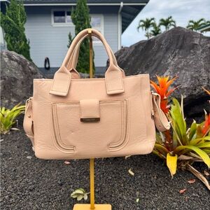 See By Chloé Blush Pink Leather Satchel Crossbody Bag